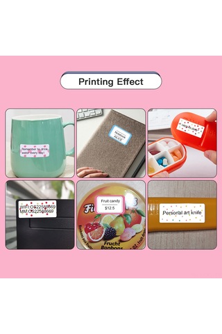 Dofolink Dp23/dp30 Serisi İçin Termal Etiket Kağıdı - Renkli Renkli Noktalı Desen - 45mm 20mm 300 Adet - Öğrenci İsim Etiketi, Dosya Etiketi, Fiyat Etiketi Ve Ev Taşınabilirliği İçin Uygun 1 Rulo