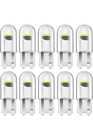 Nesil T10 Led Ampül Dipsiz Beyaz Led Park Ledi 12V 5W 2 Adet
