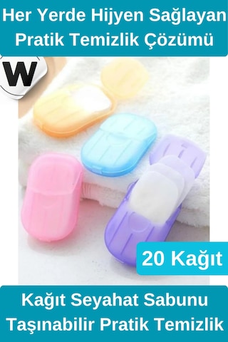Kağıtsabun Özel Üretim Kağıt Seyahat Sabunu Kamp Outdoor Hijyenik Taşınabilir Pratik Temizlik Yapra Aloe Vera
