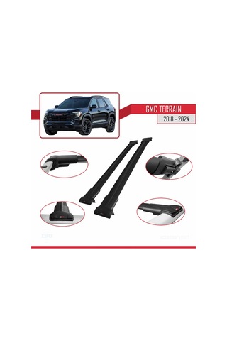 Gmc Terrain 2018-2024 Arası İle Uyumlu Fly Model Ara Atkı Tavan B