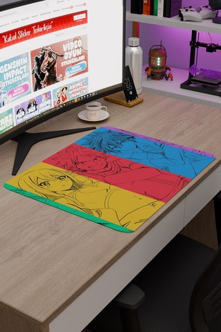 Fairy Tail Anime V5 - 48x40 Xl Gaming Kauçuk Kaymaz Taban Mouse Pad Fare Altlığı