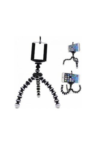 Kingma Akrobat Mini Ahtapot Tripod Telefon Tutucu Pembe