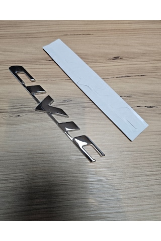 Honda Civic Uyumlu İthal Krom Metal Bagaj Yazısı 17cm-2cm