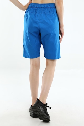Maraton Sportswear Comfort Kadın Basic Saks Şort 19992-saks Saks