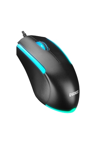 Everest Km-r59, Forza, Usb Kablolu, Türkçe Q, Rainbow Backlight, Memran Tuşlar, Gaming, Klavye Mouse Set Optik