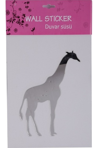 Sıa Aynalı Duvar Süsü (Sticker) Zürafa Şekilli