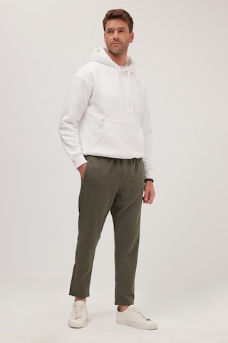 Tudors Erkek Regular Fit Beli Lastikli Bağcıklı Jogger Haki Pantolon Rahat Kesim Yan Cepli-36900 Haki