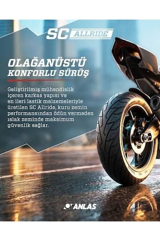 Anlas Sc Allride 110/70-14 Ve 130/70-13 Takim 4 Mevsim Honda Pcx 2021-2026