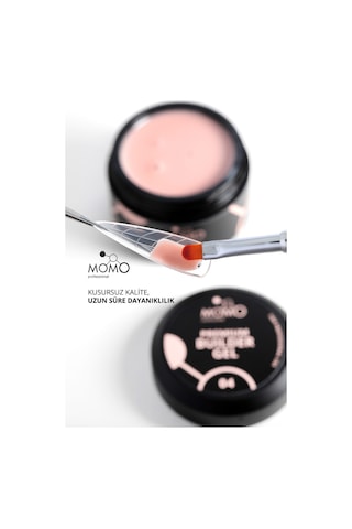 Momo Professional Premium Builder Gel Protez Tırnak Jeli No.04 Bej 10 gr