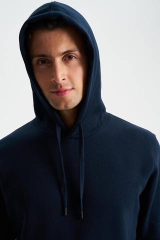 AR-MA Arma Şık Erkek Regular Fit Basic 3 İplik Şardonlu Kanguru Cepli Kapüşonlu Sweatshirt 001