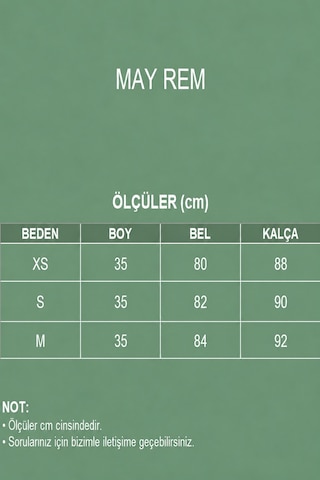 Mayrem May Rem Kadın Payet Detaylı Astarlı Mini Etek Kahverengi