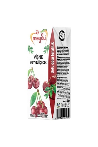 Meysu Vişne Meyveli İçecek 200 Ml X 24 Adet