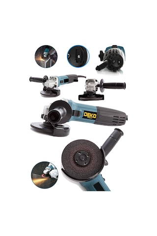 Deko Turkey DKT1370-M 2400 W 125 MM Devir Ayarlı Taşlama Makinesi + 5 Adet Taş