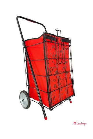 Lavinger Kaliteli Metal Pazar Arabası Çelik Teker 6 Mm. Ova