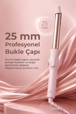 Ks-625 Profesyonel Dijital Saç Maşası 25 Mm, Led Ekranlı, 140-200 C Isı Ayarlı
