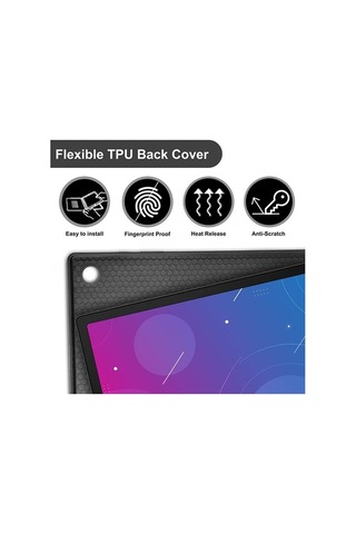 Yunboo Samsung Uyumlu Tab S6 Lite 10.4 İçin Taşınabilir Bluetooth Klavyeli Tablet Kılıfı - Pembe Kapaklı Kılıf Kapaklı Kılıf