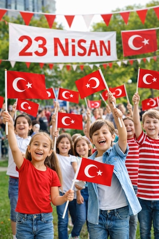 30x45 Cm Plastik Sopalı Alpaka Bez Türk Bayrağı Dayanıklı Kumaş,1 Adet El Bayrağı Tek Ebat