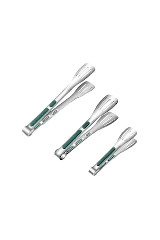 3 Parçalı Izgara Maşası Izgara Pişirme Aleti Mutfak Eşyası B