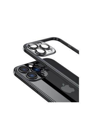 Zeyline Apple Uyumlu iPhone 13 Pro Max Sert Pc Renkli Çerçeveli Zore Riksos Kapak-yeşil