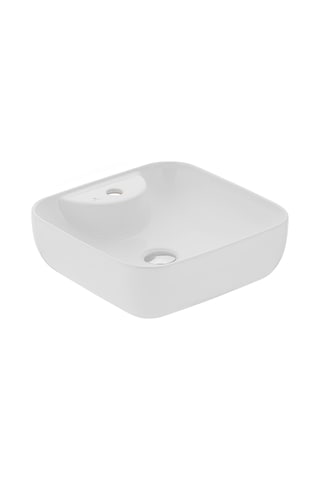 Seramiksan Form Batarya Delikli Lavabo Kare 42 CM