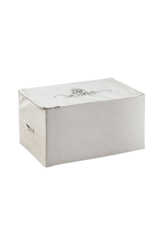 Madame Coco Çiçek Desen Baskılı Hurç Bhu-0474x46x46cm-gri