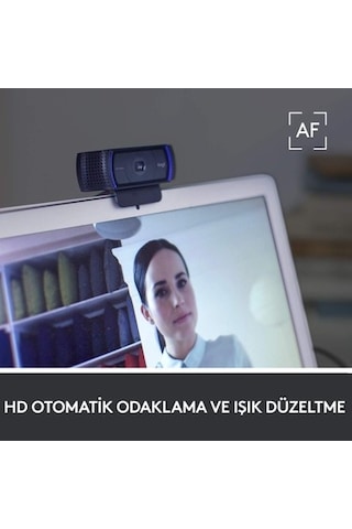 1080p Hd Web Kamerası, Stereo Ses İle Net Görüntü Kalitesi