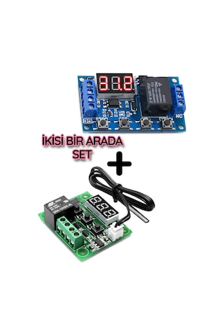 2'li Set Kuluçka Makinesi Termostadı .kulauçka Zaman Modülü