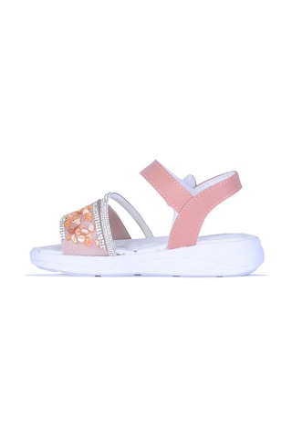 Skuaiter Skuaıter 8110 Barbie Taşlı Kız Çocuk Sandalet Pembe