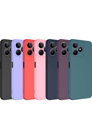 Realme C53 Kılıf Zore Mara Lansman Kapak Kırmızı