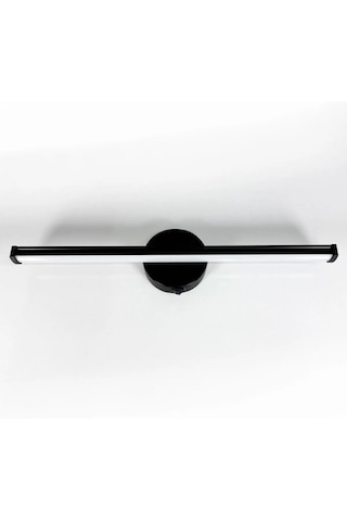 Teknozeel Modern Dekoratif Led Günışığı Duvar Ayna Resim Aplik Aydınlatma 38cm Eskitme Pil Dahildir Siyah