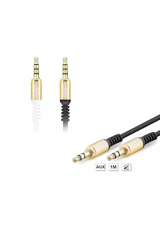 Subzero AX50 Mikrofonlu Aux Kablo 1 M