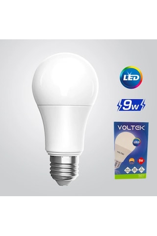 9 W LED AMPUL - 10'LU PAKET - VOLTEK - YÜKSEK KALİTE