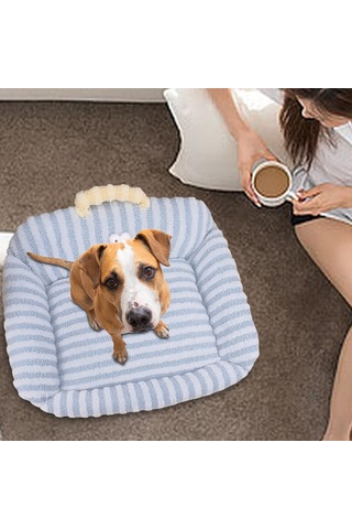 Suntek Kapalı Kediler Için Kedi Yatağı Erteleme Küçük Mavi