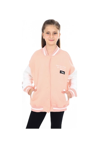 Toontoy Kız Çocuk Kolej Hırka Somon