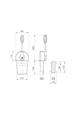 Tekne Kumanda Kolu. Tekli. S.a.mart. Sıkmalı. Remote Control Box