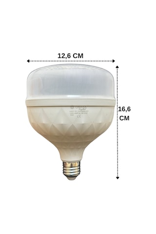 10 Adet Osaka 50w 300w Beyaz Işık E27 Duylu Kalın Duy Led Torch Ampul