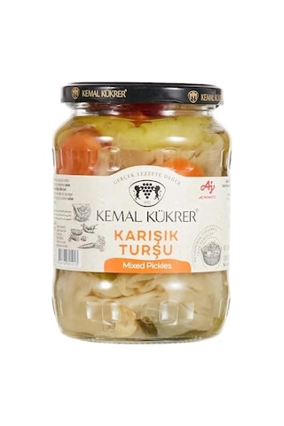 Karışık Turşu Cam Kavanoz 680 Gr 12 Izgara