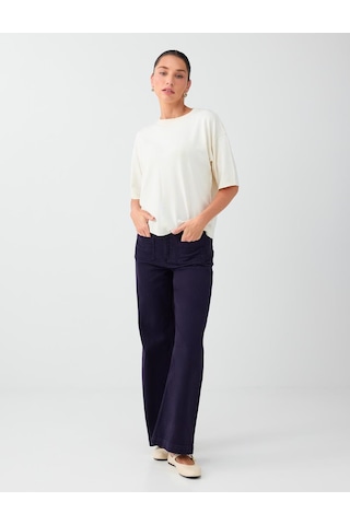 Jimmy Key Mor Cep Detaylı Pamuk Karışımlı Denim Pantolon 6ww188464503