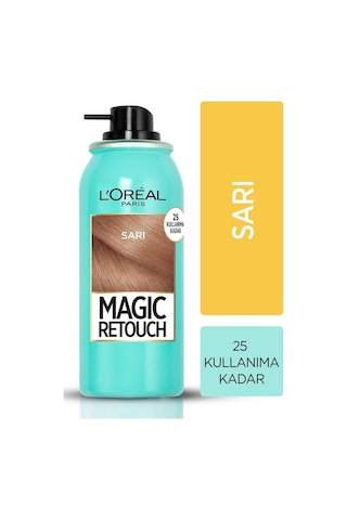 Loreal Paris Magic Retouch Beyaz Kapatıcı Sprey Sarı 75 ML