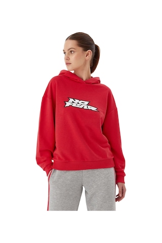 Kadın No Fear Sweatshirt Nfr-w500154 Kırmızı