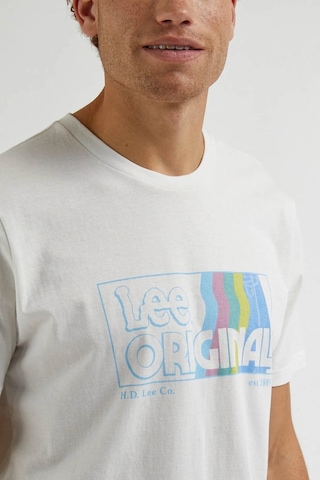 Lee Bisiklet Yaka T-shirt Ekru Erkek Kısa Kol T-shirt 000000000101982755