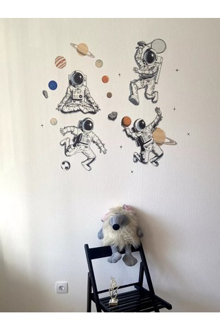 Brightnest Astronot Duvar İç Dekorasyon Etiketleri 206812841 Beyaz
