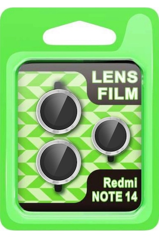 Note 14 5g Raze Metal Kamera Lens - Gümüş