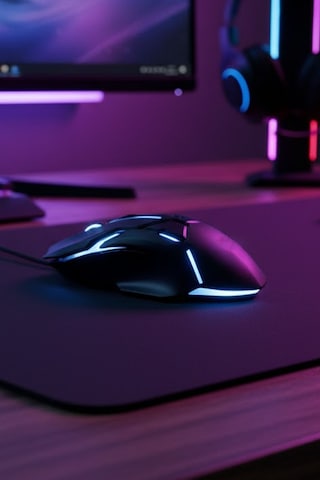 Işıklı Kablolu Oyuncu Mouse Ergonomik Gaming Mouse Siyah Led Işıklı Fare Oyuncu Ofis Mouse Diğer