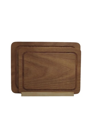 Büyük Boy Ahşap 2’Li Kesme Tahtası Ahkp10018 Ahşap