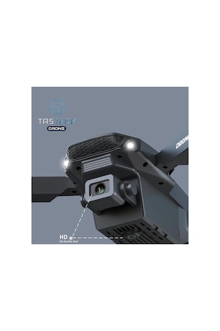 Çift Kameralı Drone Led Işıklı Wifi App Ve Uzaktan Kumanda Kontrollü Quadcopter Katlanabilir Şarjlı