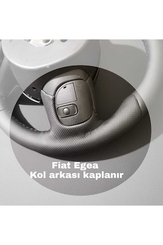 Fiat Egea Araca Özel Direksiyon Kılıfı Bentley Deri Boş Paket I Çok Renkli