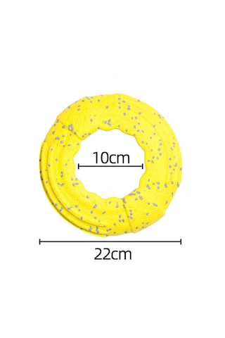 Hangfox Köpekler İçin Dayanıklı Tırpan Top - Diş Gıcırdatma Oyuncak, Büyük Irklar Golden Retriever, Corgi İçin Sert Çiğneme Eğitimi, Sarı Renk