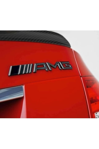 Amg Piano Black Bagaj Yazısı Arması Logosu 3m 3d Abs Mercedes 210