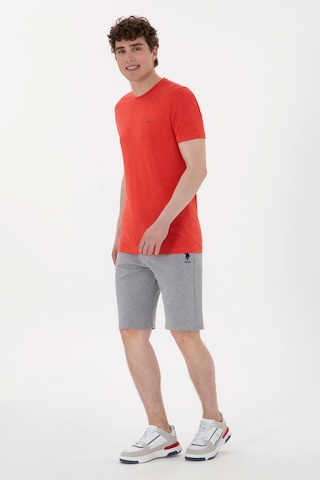 U.s. Polo Assn. Erkek Gri Melanj Şort Örme 50298038-vr086 GRI MELANJ